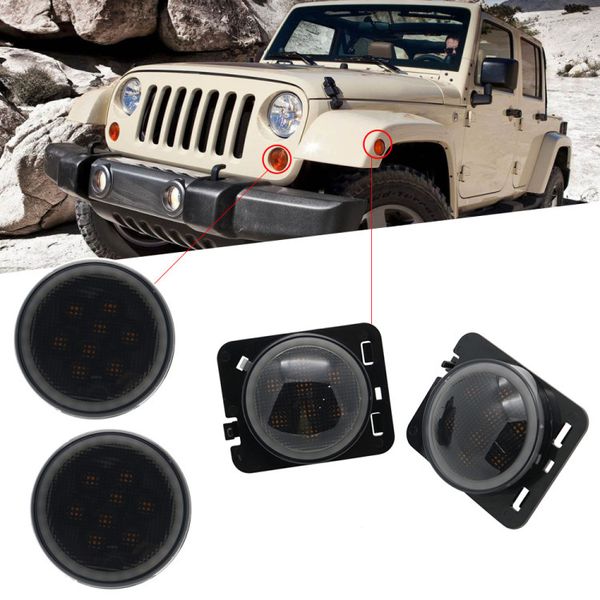 for 2007-2017 wrangler jk & wrangler unlimited led smoker turn signal light and jk fender flare light amber color five star
for 2007-2017 wrangler jk & wrangler unlimited led smoker turn signal light and jk fender flare light amber color five star