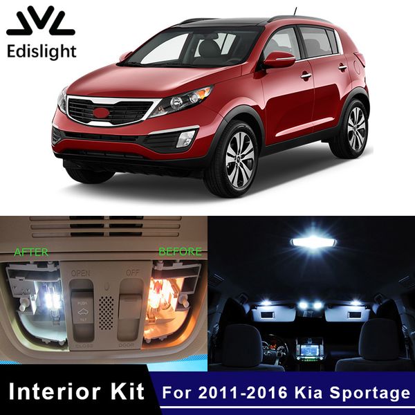 edislight 9pcs white ice blue led lamp car bulbs interior package kit for 2011-2016 kia sportage map dome trunk glove box light
edislight 9pcs white ice blue led lamp car bulbs interior package kit for 2011-2016 kia sportage map dome trunk glove box light