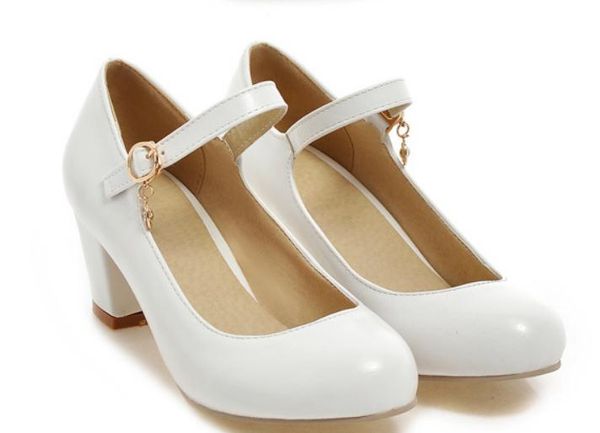 2019 women's shoes in spring and autumn with new style high heel coarse heel round head@9016, Black
2019 women's shoes in spring and autumn with new style high heel coarse heel round head@9016, Black