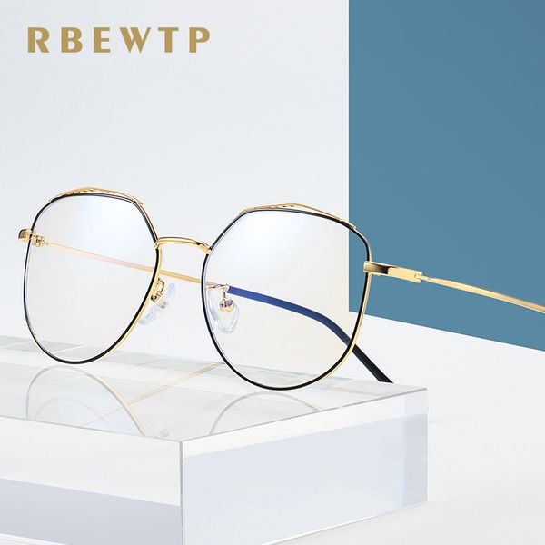 rbewtp polygon rose gold frame anti blue light blocking glasses led computer reading radiation-resistant glasses gaming eyewear, White;black
rbewtp polygon rose gold frame anti blue light blocking glasses led computer reading radiation-resistant glasses gaming eyewear, White;black