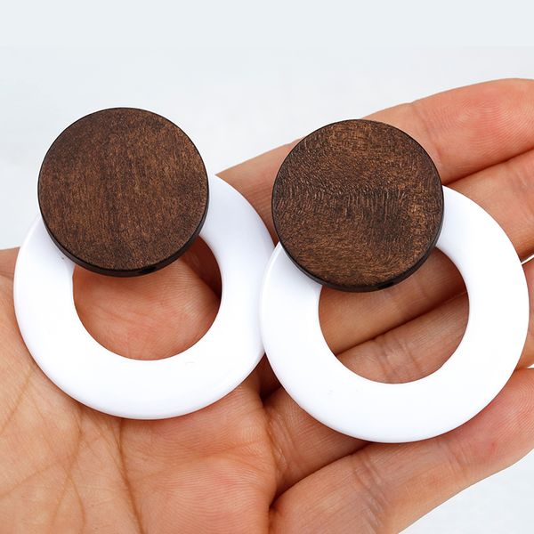 aensoa vintage round wood acrylic earrings for women statement stitching geometric drop earrings new accessories party jewelry, Silver
aensoa vintage round wood acrylic earrings for women statement stitching geometric drop earrings new accessories party jewelry, Silver