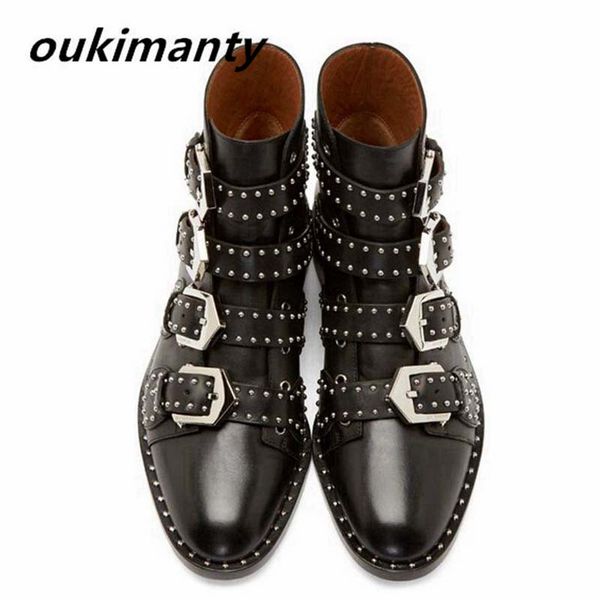 genuine leather motorcycle boots biker rivets shoes women boots brand shoe famous designer woman flats black #y3208066f
genuine leather motorcycle boots biker rivets shoes women boots brand shoe famous designer woman flats black #y3208066f