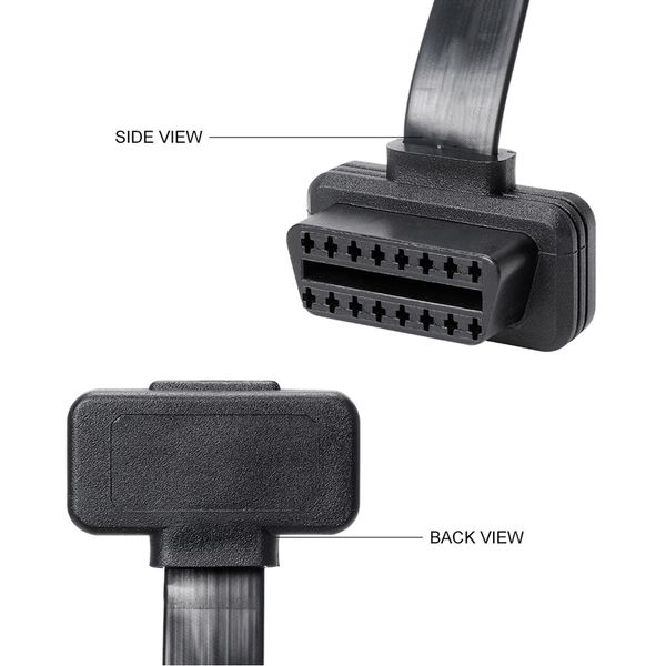 16pin durable tools car accessories diagnostic line flat stable easy use home extension cable male to female safety connector
16pin durable tools car accessories diagnostic line flat stable easy use home extension cable male to female safety connector