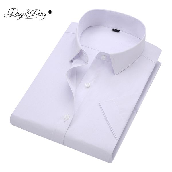 davydaisy 2019 new summer men shirt short sleeved solid twill male shirts business casual white shirt man camisa masculina ds251, White;black
davydaisy 2019 new summer men shirt short sleeved solid twill male shirts business casual white shirt man camisa masculina ds251, White;black