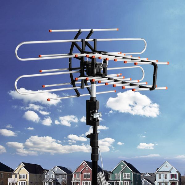 outdoor tv antenna amplified motorized 360 degree rotation digital hdtv antenna 36db rotor uhf/vhf/fm 150miles ing
outdoor tv antenna amplified motorized 360 degree rotation digital hdtv antenna 36db rotor uhf/vhf/fm 150miles ing
