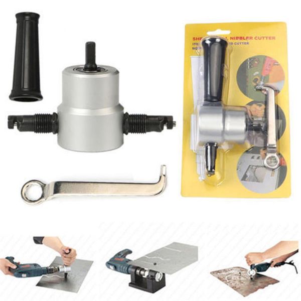 professional double head metal sheet cutter rotating cutting tool drill attachment cutting stainless steel plate
professional double head metal sheet cutter rotating cutting tool drill attachment cutting stainless steel plate