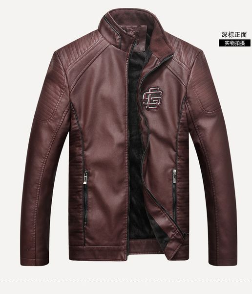 new mens leather jackets classic motorcycle jacket male plus faux leather jacket men m-4xl, Black
new mens leather jackets classic motorcycle jacket male plus faux leather jacket men m-4xl, Black