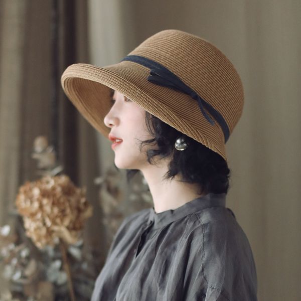 hepburn wind sun bucket bucket female foldable basin literary fisherman simple sun hat leisure hat, Blue;gray
hepburn wind sun bucket bucket female foldable basin literary fisherman simple sun hat leisure hat, Blue;gray