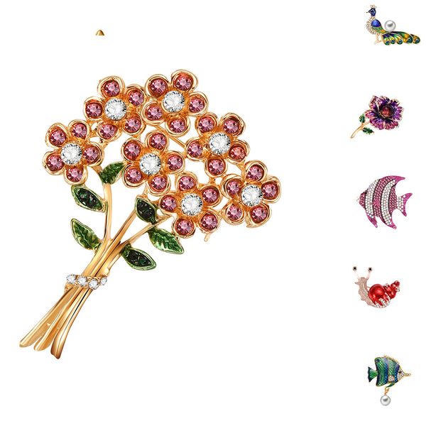 women girls crystal brooch for women cute pin corsage fashion wedding jewelry clothes decor, Gray
women girls crystal brooch for women cute pin corsage fashion wedding jewelry clothes decor, Gray