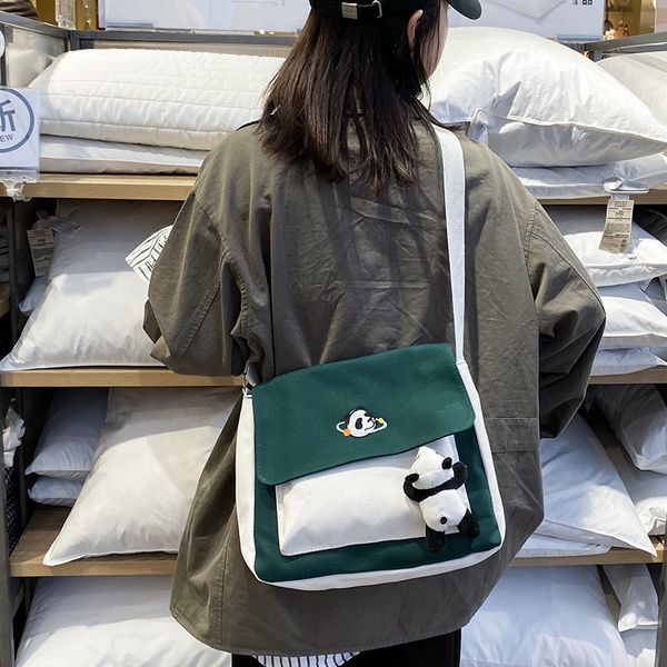 новый стиль корейского стиля ins студентов холст собщение сумка женские cartoon cute panda shoulder bag цвета контраста одно плечо ткань
новый стиль корейского стиля ins студентов холст собщение сумка женские cartoon cute panda shoulder bag цвета контраста одно плечо ткань