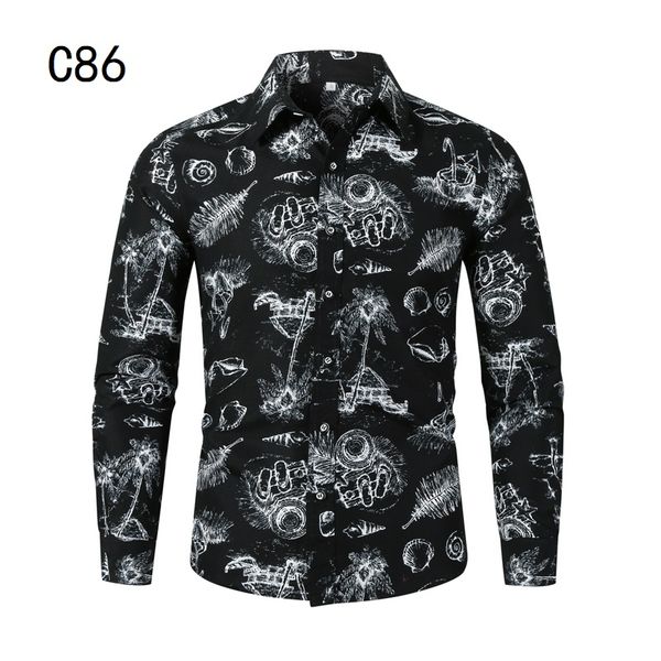 the autumn 2019 four-season long-sleeved men's lapel shirt is a popular casual and fashionable long-sleeved shirt with single, White;black
the autumn 2019 four-season long-sleeved men's lapel shirt is a popular casual and fashionable long-sleeved shirt with single, White;black