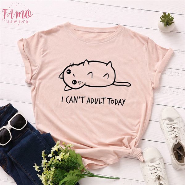 plus size s 5xl new lovely cat letter print t shirt women 100% cotton o neck short sleeve summer casual, White
plus size s 5xl new lovely cat letter print t shirt women 100% cotton o neck short sleeve summer casual, White