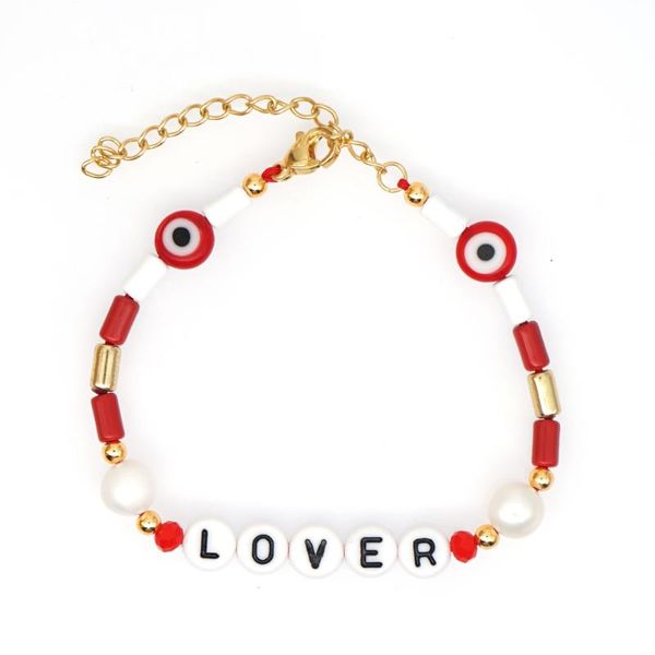 shinus gift bracelets fashion bracelet for women enamel jewelry evil eye lover letter fresh pearl armband, Black
shinus gift bracelets fashion bracelet for women enamel jewelry evil eye lover letter fresh pearl armband, Black
