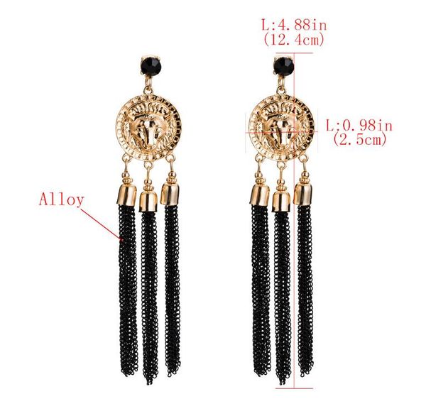 explosions big brand alloy leopard head tassel european and american fashion personality, wild earrings, bohemian, Gray
explosions big brand alloy leopard head tassel european and american fashion personality, wild earrings, bohemian, Gray