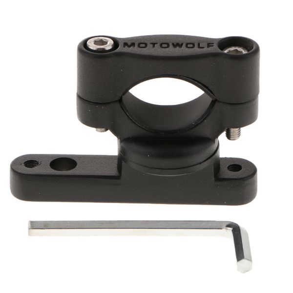 motowolf motorbike rearview mirror rotatable extension bracket holder mounts