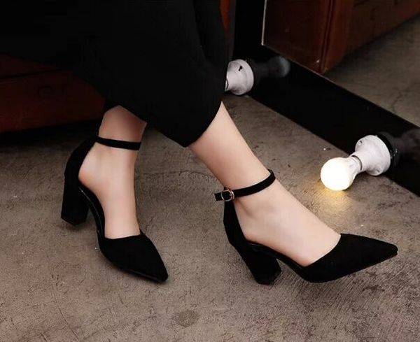 2019 fashion high heels women pumps summer women shoes thick heel pumps comfortable shoes woman platform, Black
2019 fashion high heels women pumps summer women shoes thick heel pumps comfortable shoes woman platform, Black