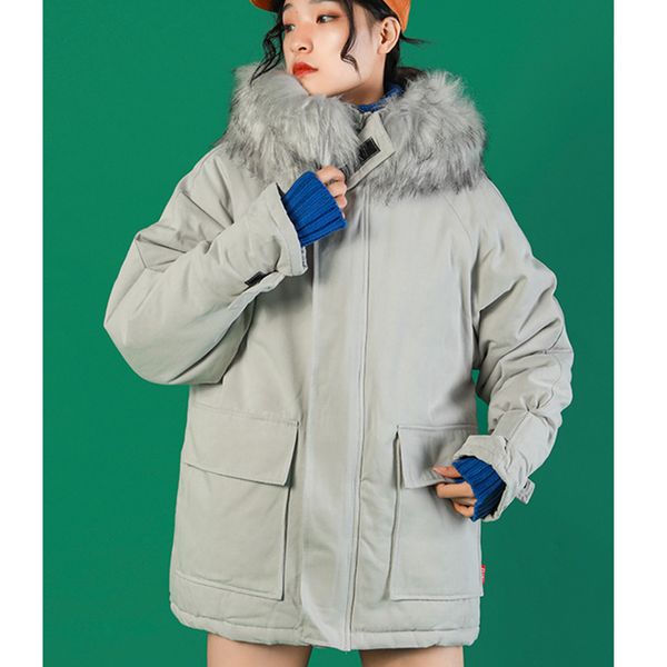 tooling cotton women 2019 winter fashion new hooded fur collar long sleeve thick warm cotton clothing tide h00238, Black
tooling cotton women 2019 winter fashion new hooded fur collar long sleeve thick warm cotton clothing tide h00238, Black