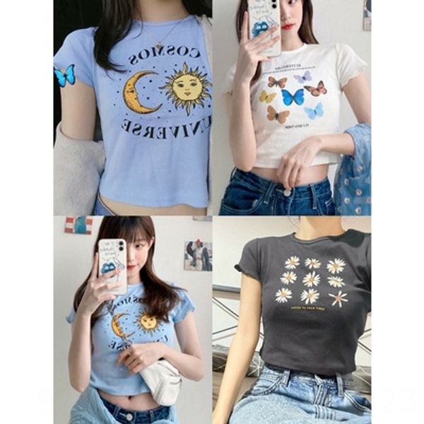 short-sleeved women 2020 popular t-shirt jacket thin niche design high-waisted t-shirt short jacket ins fashion, White
short-sleeved women 2020 popular t-shirt jacket thin niche design high-waisted t-shirt short jacket ins fashion, White