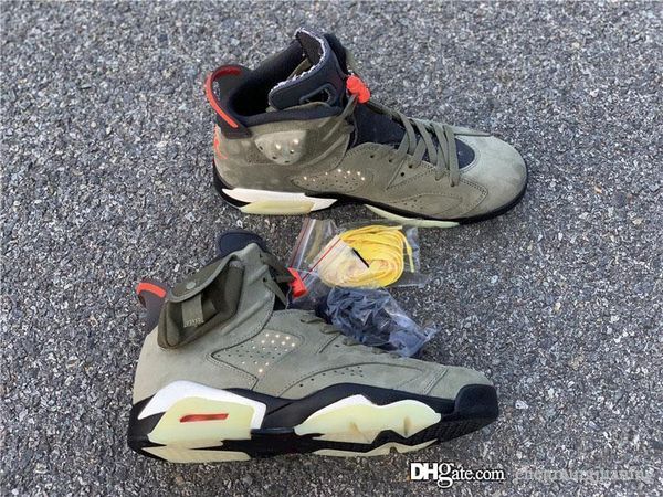 authentic travis scott x air 6 cactus jack medium olive sneakers glow in the dark army green suede 3m retro basketball shoes with box
authentic travis scott x air 6 cactus jack medium olive sneakers glow in the dark army green suede 3m retro basketball shoes with box