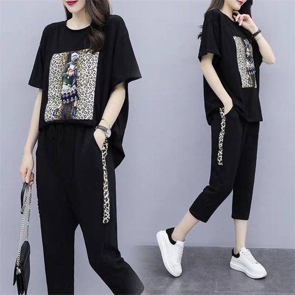 outfit tracksuit sportswear set for women 2 piece set plus size and pants suits female 2019 summer clothing, White
outfit tracksuit sportswear set for women 2 piece set plus size and pants suits female 2019 summer clothing, White