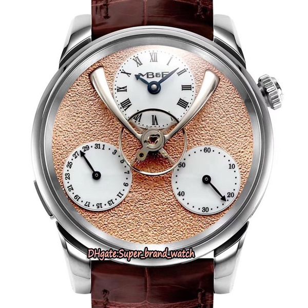 4 стиль мбф наследство машина split escapement 72-часовой запас хода оранжевый dial tourbillon стивен mcdonnell механические мужские часы са, Slivery;brown
4 стиль мбф наследство машина split escapement 72-часовой запас хода оранжевый dial tourbillon стивен mcdonnell механические мужские часы са, Slivery;brown