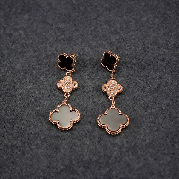 diamiond clover tassel earring female four-leaf stud vintage handmade long jewelry woman rose golden party earrings, Golden;silver
diamiond clover tassel earring female four-leaf stud vintage handmade long jewelry woman rose golden party earrings, Golden;silver
