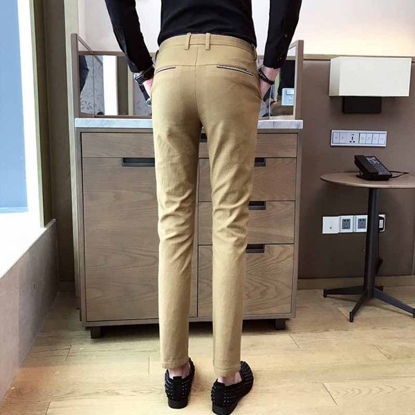 clothing casual pants classic business trousers mens slim fit dress cotton men pants straight spring and summer long male classi, Black
clothing casual pants classic business trousers mens slim fit dress cotton men pants straight spring and summer long male classi, Black
