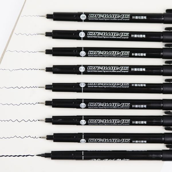 8+1pcs needle tip graphic pen set markers pigment sketch pen set for manga drawing markers fine draw graphic art supplies new
8+1pcs needle tip graphic pen set markers pigment sketch pen set for manga drawing markers fine draw graphic art supplies new