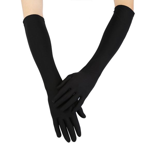 feitong 2019 crystal women party gloves 22'' long black white satin finger mittens fashion gift, Blue;gray
feitong 2019 crystal women party gloves 22'' long black white satin finger mittens fashion gift, Blue;gray