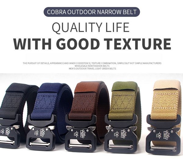 125cm/38mm men standard belt mens designer belts ceinture black tactical quick release nylon buckle zinc alloy outdoor sports waist strap, Black;brown
125cm/38mm men standard belt mens designer belts ceinture black tactical quick release nylon buckle zinc alloy outdoor sports waist strap, Black;brown