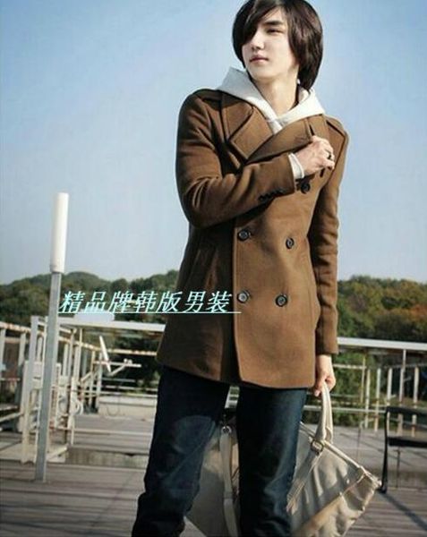 2018 green brown black korean teenage fashion casual wool coat men trench jackets mens wool coats overcoats dress winter s - 3xl
2018 green brown black korean teenage fashion casual wool coat men trench jackets mens wool coats overcoats dress winter s - 3xl