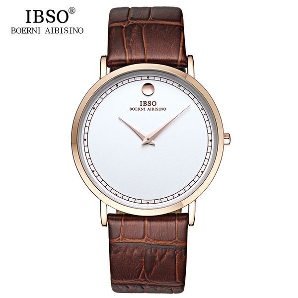 wristwatches ibso ultra slim mens watches 2021 genuine leather strap fashion quartz watch men montre homme relogio masculino, Slivery;brown
wristwatches ibso ultra slim mens watches 2021 genuine leather strap fashion quartz watch men montre homme relogio masculino, Slivery;brown
