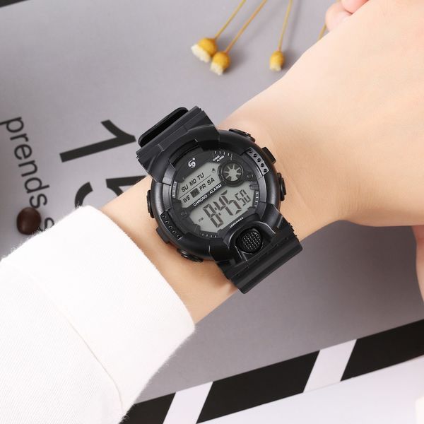 new man digital backlight relogio masculino alarm watch men led date weekend wristwatches man watches 40q, Slivery;brown 
new man digital backlight relogio masculino alarm watch men led date weekend wristwatches man watches 40q, Slivery;brown