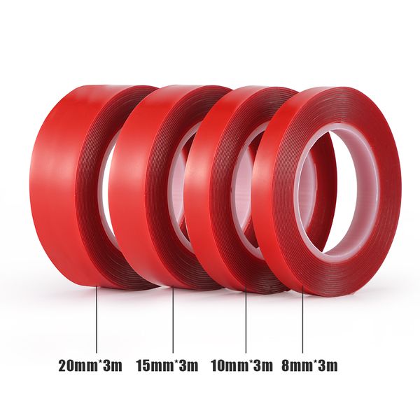 allomn car acrylic tape car repair heat resistant double sided tape for industry auto household for led strip fixed
allomn car acrylic tape car repair heat resistant double sided tape for industry auto household for led strip fixed