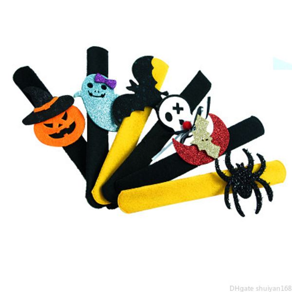 halloween kids bracelet pumpkin ghost spider bat charm plush wristband bangle slap snap bracelets jewelry party decor favor, Silver
halloween kids bracelet pumpkin ghost spider bat charm plush wristband bangle slap snap bracelets jewelry party decor favor, Silver
