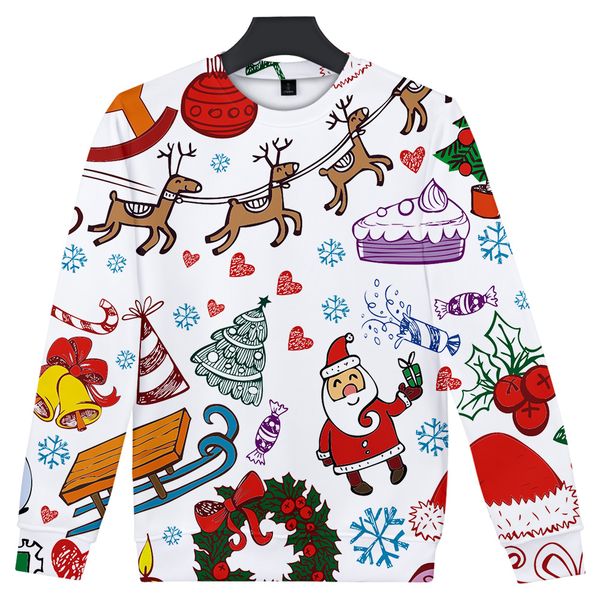 sweatshirts women/men happy christmas 3d print funny crewneck pullover clothes kpop hip hop sweatshirts streetwear clothing, Black
sweatshirts women/men happy christmas 3d print funny crewneck pullover clothes kpop hip hop sweatshirts streetwear clothing, Black