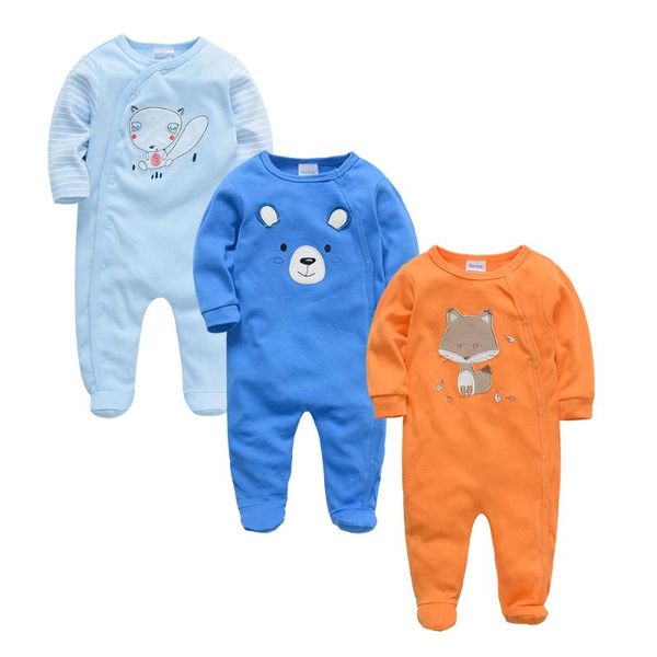 kavkas baby boy romper 3 pcs/set summer 100% cotton clothes long sleeve cartoon printed girl newborn jumpsuit, Blue
kavkas baby boy romper 3 pcs/set summer 100% cotton clothes long sleeve cartoon printed girl newborn jumpsuit, Blue