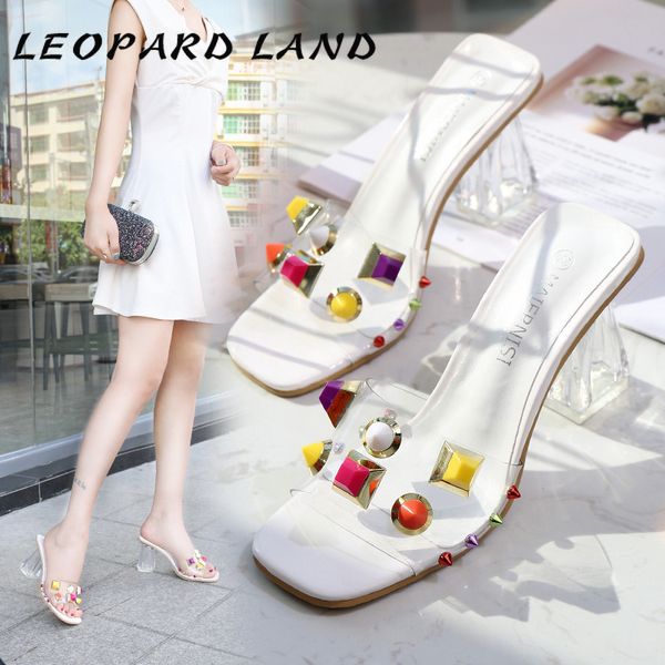 leopard land temperament transparent crystal heel high heels peep toe lady thick heel sandals cool trawl red same style wz, Black
leopard land temperament transparent crystal heel high heels peep toe lady thick heel sandals cool trawl red same style wz, Black