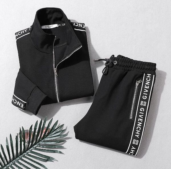 2019 autumn and winter luxury mens new designer tracksuits ~ mens training jogging sweat track suits, Gray
2019 autumn and winter luxury mens new designer tracksuits ~ mens training jogging sweat track suits, Gray