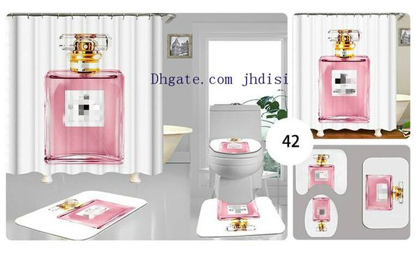 white simple perfume bottle curtain modern europe and america in vogue toilet set non-slip bathroom carpet shower curtain wholesale
white simple perfume bottle curtain modern europe and america in vogue toilet set non-slip bathroom carpet shower curtain wholesale