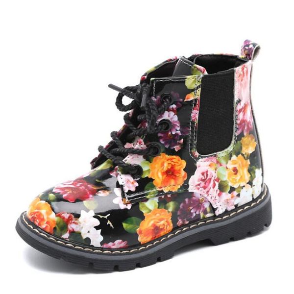 girls boots autumn winter pu leather waterproof kid boots shoes zip rome flower little girl martin fashion baby, Black;grey
girls boots autumn winter pu leather waterproof kid boots shoes zip rome flower little girl martin fashion baby, Black;grey