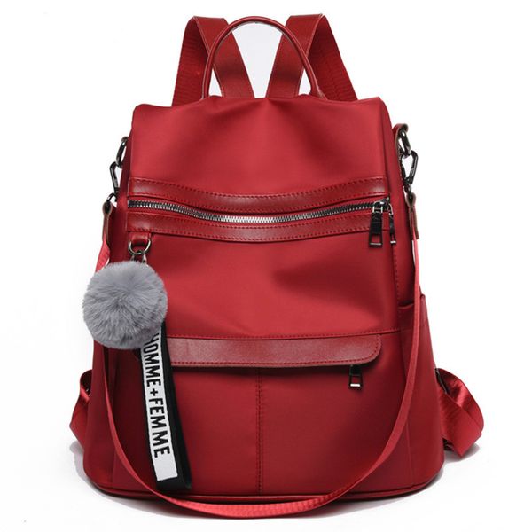 2020 new quality backpack waterproof anti-theft oxford cloth simple college wind bag youth girl backpack gift hair ball pendant
2020 new quality backpack waterproof anti-theft oxford cloth simple college wind bag youth girl backpack gift hair ball pendant