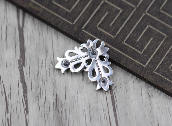 fashion-unique hollow out cross brooch silver do used punk wind army flower collar needle s925 pure silver a911, Gray
fashion-unique hollow out cross brooch silver do used punk wind army flower collar needle s925 pure silver a911, Gray