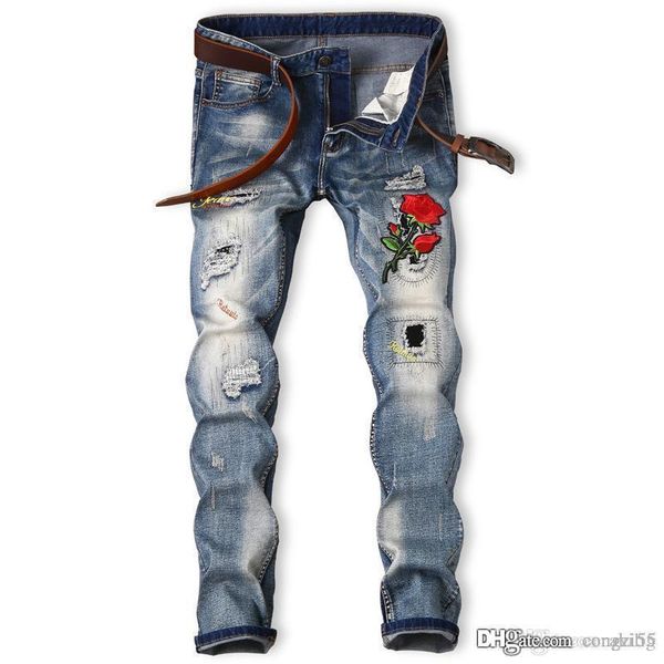 2019 cross-border jeans for europe and america n self-cultivation, foreign trade, explosive embroidery and quick sale of explosive men, Blue
2019 cross-border jeans for europe and america n self-cultivation, foreign trade, explosive embroidery and quick sale of explosive men, Blue