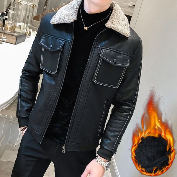 mens black cashmere кожа бомер куртка 2020 новых коротких зимняя мужских куртки кожа turn воротник одежды
mens black cashmere кожа бомер куртка 2020 новых коротких зимняя мужских куртки кожа turn воротник одежды