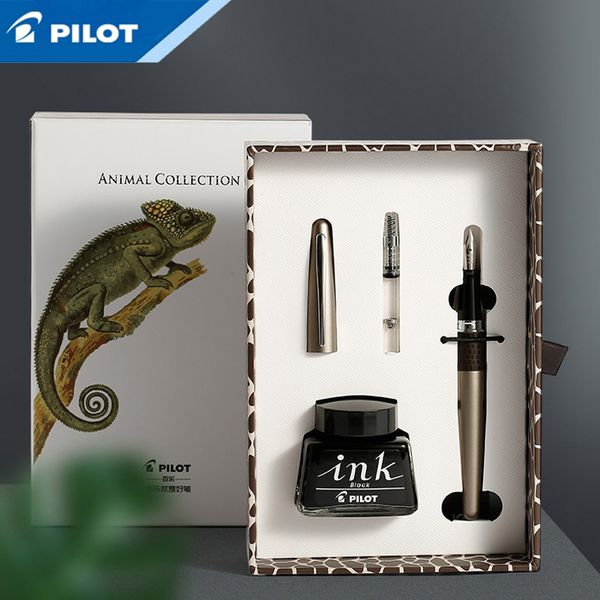 Pilot 88g Pen Set Fp-mr2 F / M Animal Pattern Series Metal Material Business Office Use