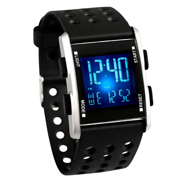 men led wristwatch waterproof electronic sport watches casual fashion digital clock running gift box reloj hombre feminino watch, Slivery;brown
men led wristwatch waterproof electronic sport watches casual fashion digital clock running gift box reloj hombre feminino watch, Slivery;brown
