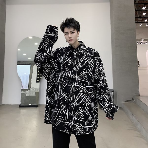 мужской streetwear хип-хоп рубашка мужчины письмо печать повседневный сыпучие с длинным рукавом, White;black
мужской streetwear хип-хоп рубашка мужчины письмо печать повседневный сыпучие с длинным рукавом, White;black