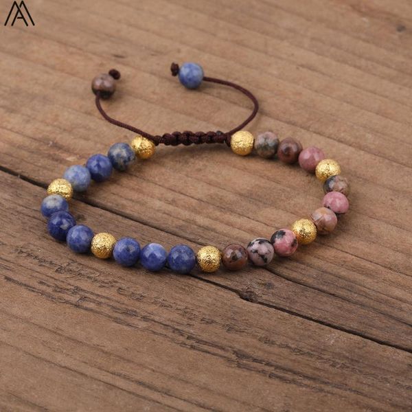 natural sodalite black lava stone gold copper beads knot handmade braided bracelet women boho statement bracelet n0560ame.e, Golden;silver
natural sodalite black lava stone gold copper beads knot handmade braided bracelet women boho statement bracelet n0560ame.e, Golden;silver
