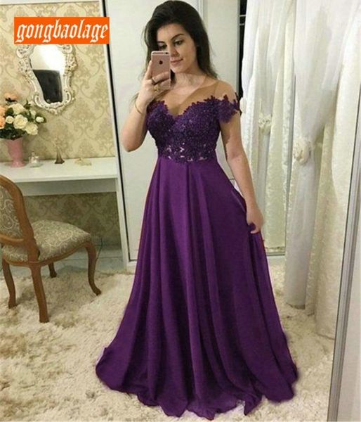 elegant purple chiffon long evening dress sweetheart a line appliques floor length formal occasion dresses 2019 party gowns, White;black
elegant purple chiffon long evening dress sweetheart a line appliques floor length formal occasion dresses 2019 party gowns, White;black